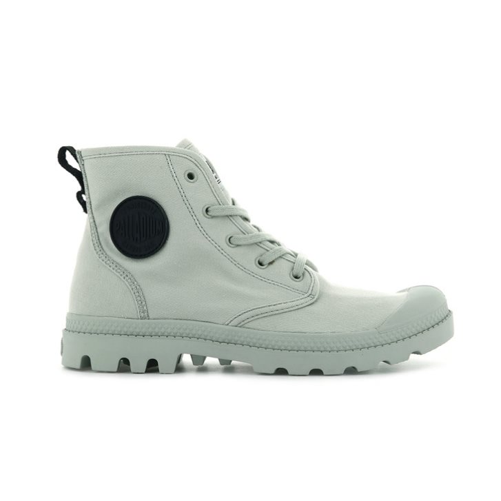 Dámské Boty Palladium Pampa Hi Twill Mátově Zelená | CZ XLQ-81W